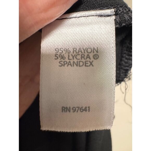 J. JILL Wearever Collection Black Soft Jersey Knit Midi/Maxi Dress, Sz XL - Picture 9 of 10